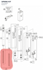 Diagram preview: SPRING KIT (91410080S1)