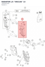 Diagram preview: RADIATOR L/S  ''VW2146'' 13 (70035007000)