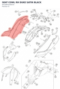 Diagram preview: SEAT COWL RH DUKE SATIN BLACK (9010804200033)