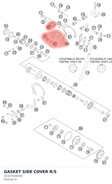 Diagram preview: GASKET SIDE COVER R/S (50337006000)