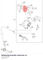 Diagram preview: Retaining bracket reservoir co (A62432060005)