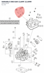 Diagram preview: VARIABLE ONE-EAR CLAMP 22,6MM (00050226706)