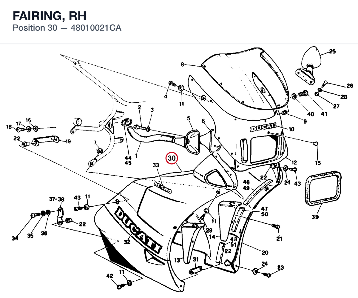 FAIRING, RH