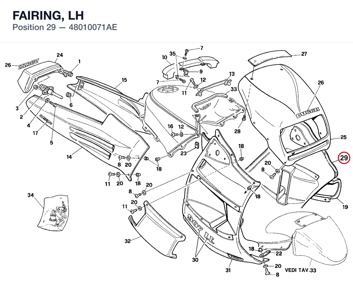 FAIRING, LH