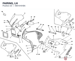FAIRING, LH