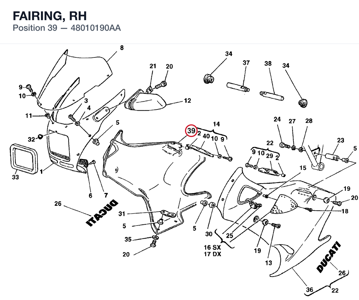 FAIRING, RH