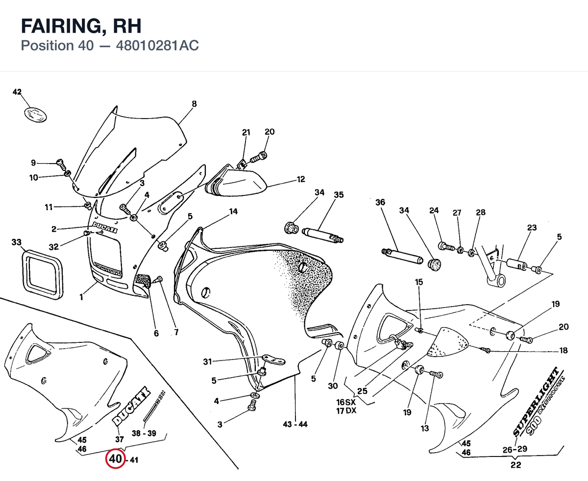 FAIRING, RH