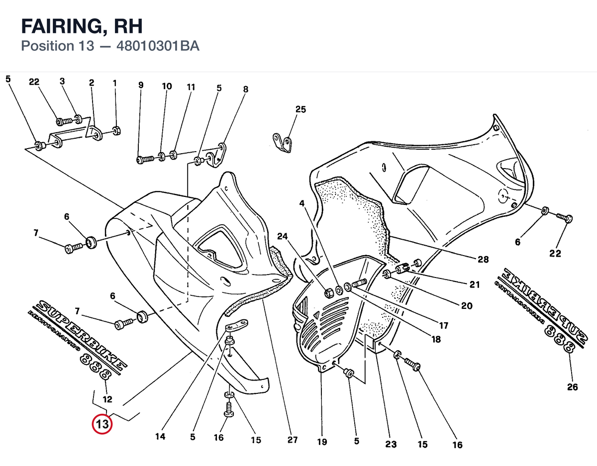 FAIRING, RH