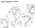RIGHT UPPER HALF-FAIRING