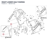 RIGHT LOWER HALF-FAIRING