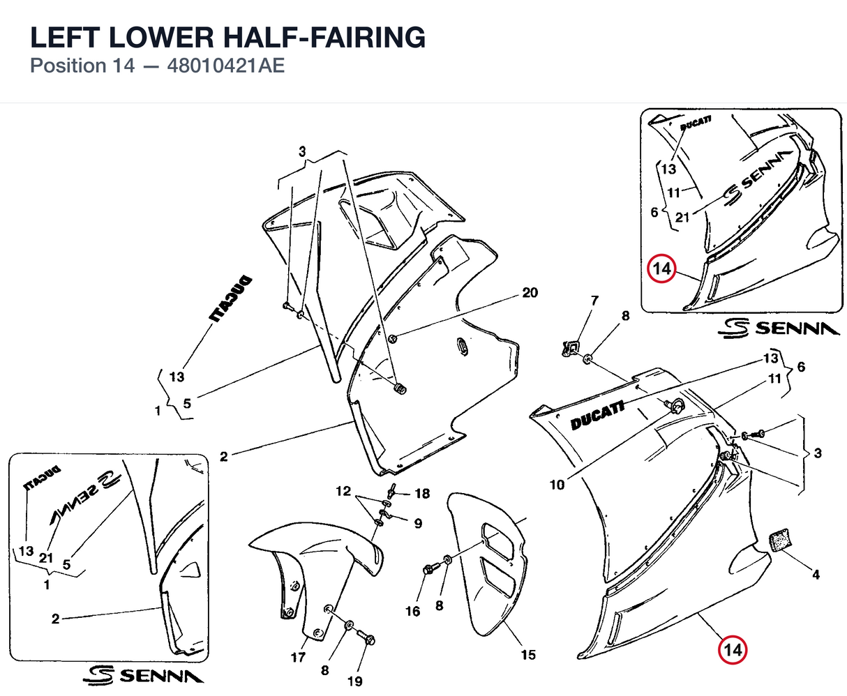 LEFT LOWER HALF-FAIRING