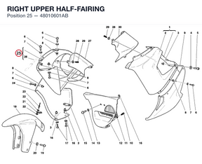RIGHT UPPER HALF-FAIRING