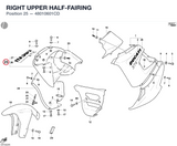 RIGHT UPPER HALF-FAIRING