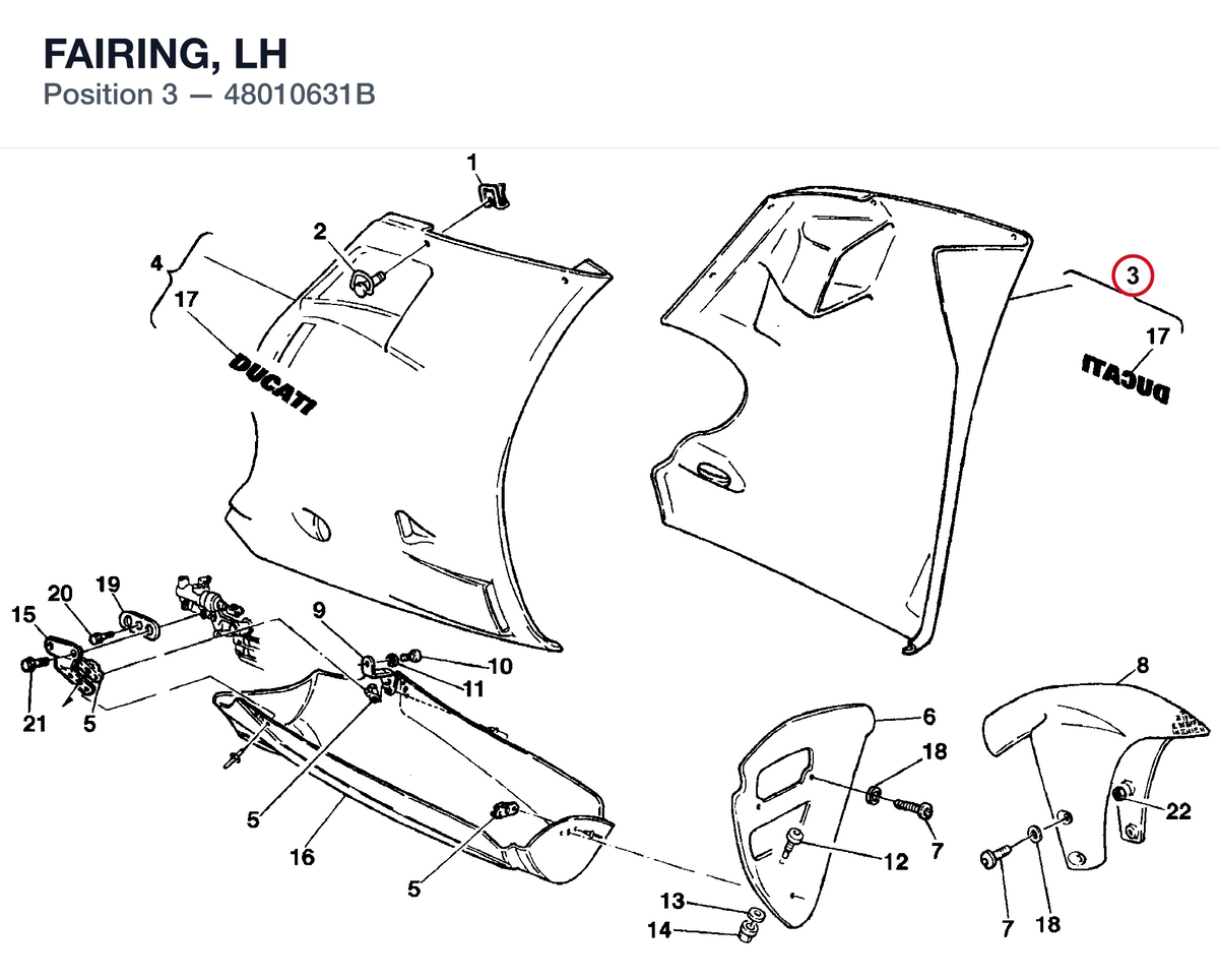FAIRING, LH