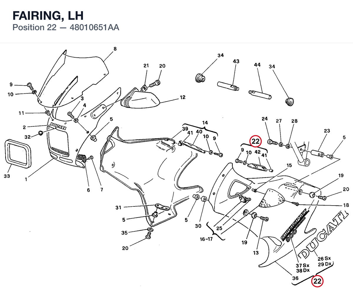 FAIRING, LH