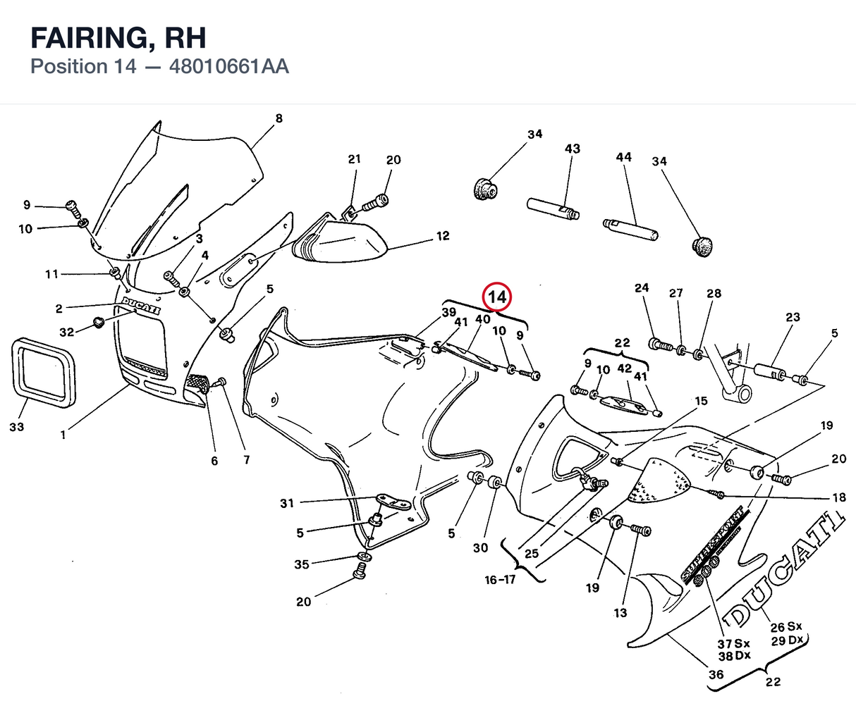 FAIRING, RH