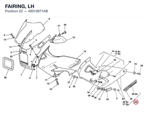 FAIRING, LH