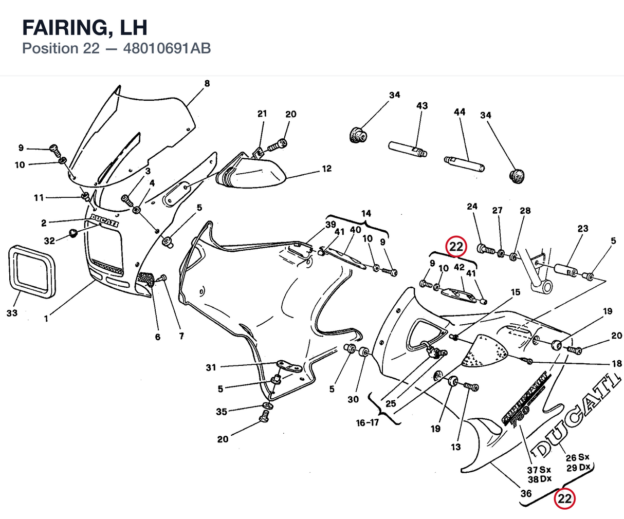 FAIRING, LH