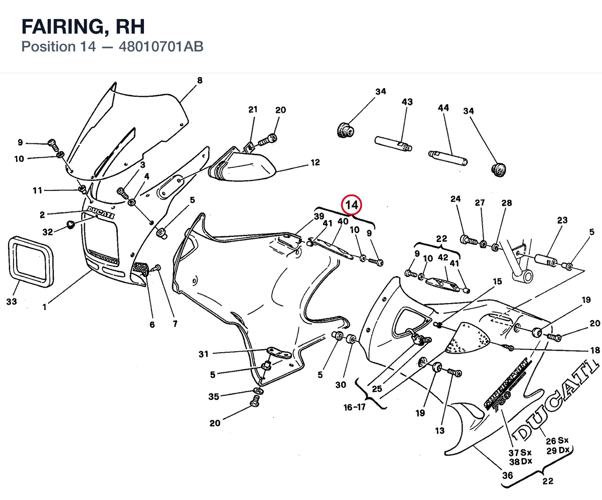 FAIRING, RH