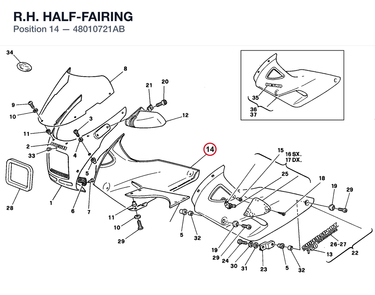 R.H. HALF-FAIRING