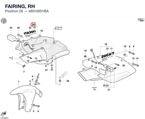 FAIRING, RH 48010851BA diagram position