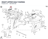 RIGHT UPPER HALF-FAIRING