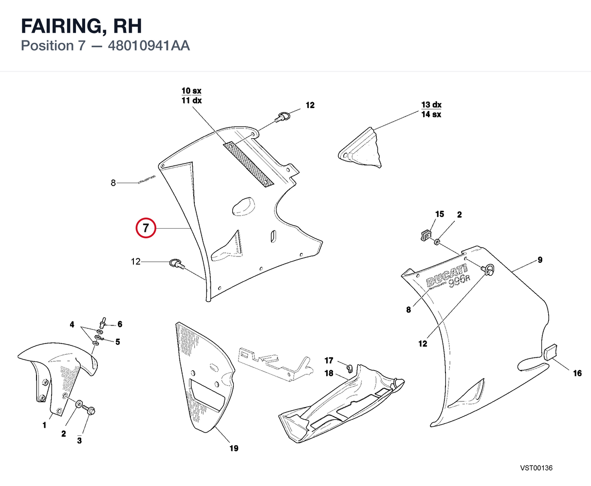 FAIRING, RH