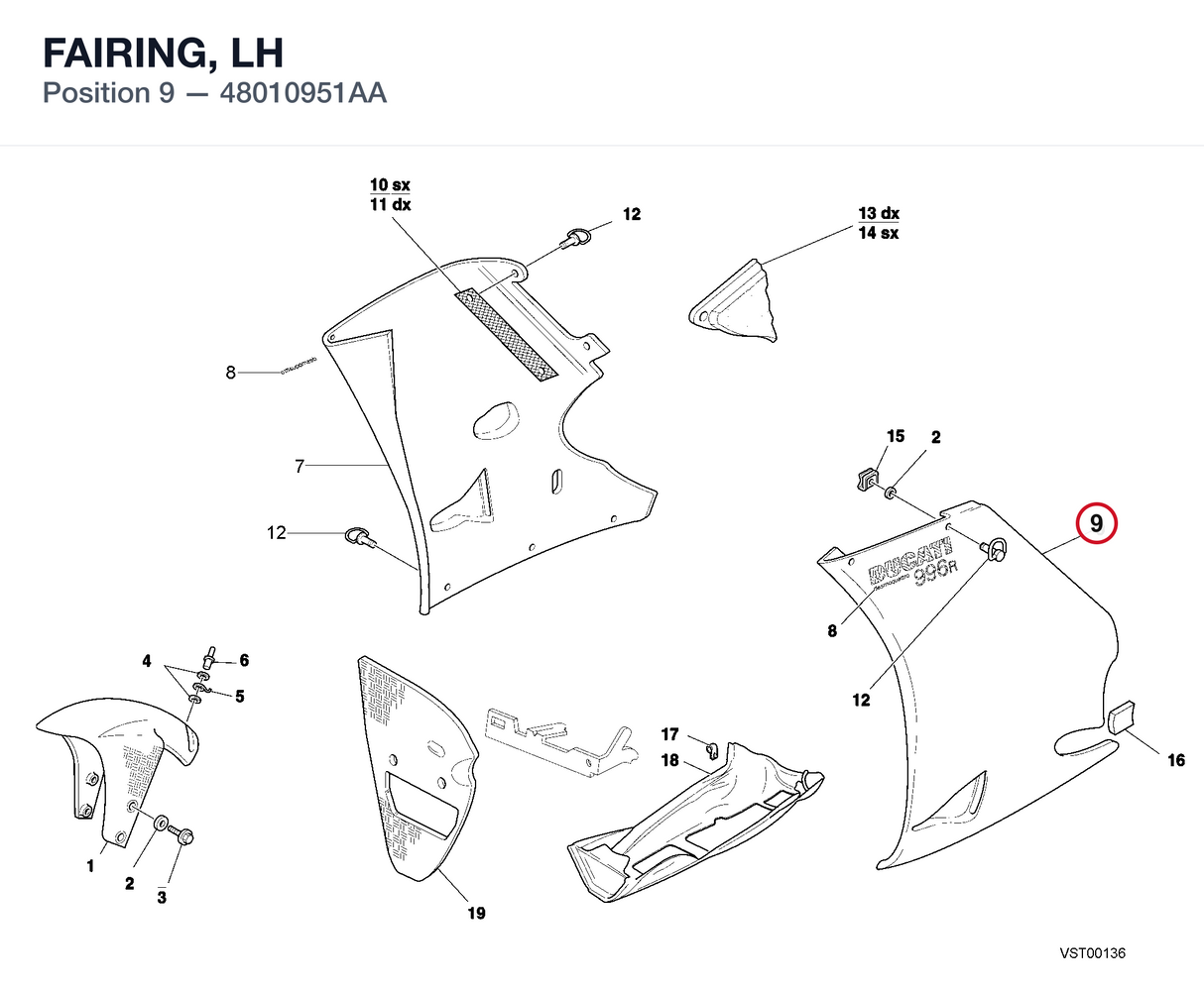 FAIRING, LH