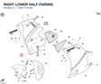 RIGHT LOWER HALF-FAIRING