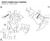 RIGHT LOWER HALF-FAIRING