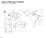 RIGHT UPPER HALF-FAIRING
