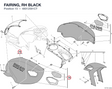 FAIRING, RH BLACK 48012591CT diagram position