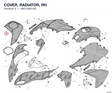 COVER, RADIATOR, RH 48012901AQ diagram position