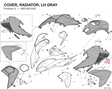 COVER, RADIATOR, LH GRAY 48012912AS diagram position