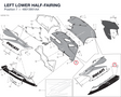 LEFT LOWER HALF-FAIRING 48013951AA diagram position