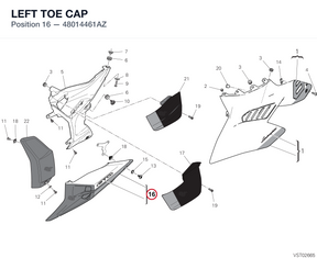 LEFT TOE CAP 48014461AZ diagram position