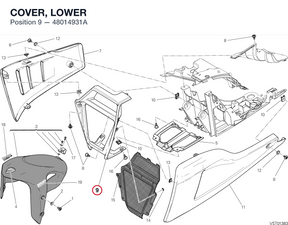 COVER, LOWER 48014931A diagram position