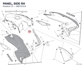 PANEL, SIDE RH 48015721A diagram position