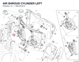 AIR SHROUD CYLINDER LEFT 48016181A diagram position
