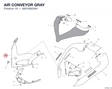 AIR CONVEYOR GRAY 48016902AH diagram position