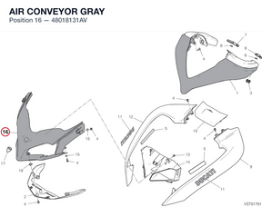 AIR CONVEYOR GRAY 48018131AV diagram position