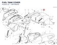 FUEL TANK COVER 48019082AA diagram position