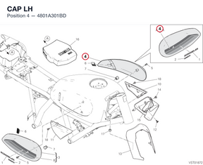 CAP LH 4801A301BD diagram position