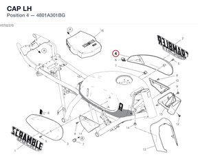 CAP LH 4801A301BG diagram position