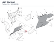 LEFT TOE CAP 4801A661BB diagram position