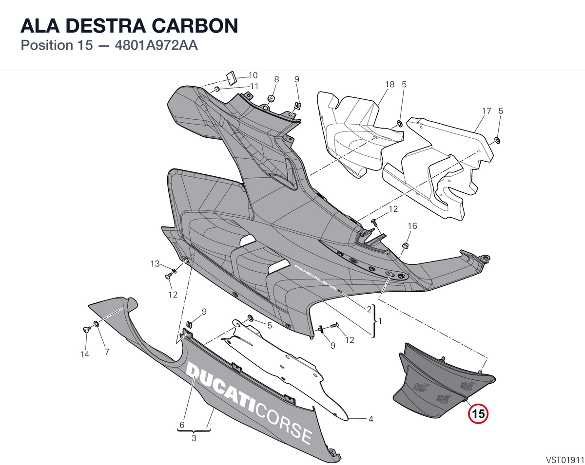 ALA DESTRA CARBON 4801A972AA diagram position