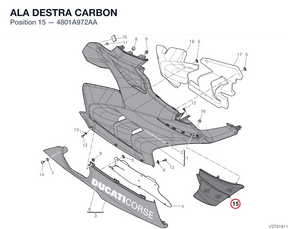 ALA DESTRA CARBON 4801A972AA diagram position