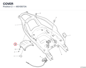 COVER 4801B073A diagram position