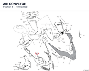 AIR CONVEYOR 4801B282B diagram position