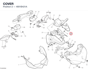 COVER 4801B421A diagram position